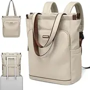 [GOLF SUPAGS] Convertible Laptop Backpack for Women Casual Daypack Notebook Tote Bag for Work College Travel Leisure