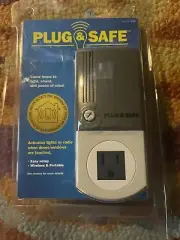 Plug & Safe Motion Sensor Detector Wireless Home Theft Security System