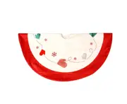 C198 120 Cm Glove String Christmas Tree Skirt Christmas Tree Bottom Decoration Tree Skirt Flannelette Tree Skirt