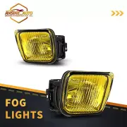 Black Yellow Fog Lights for 1996-1998 Honda Civic Projectors Driving Lamps Pairs (for: Honda)