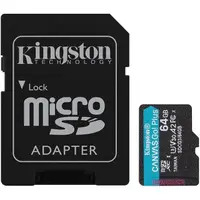 在飛比找PChome24h購物優惠-金士頓 KINGSTON 64G 64GB microSDX