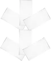 SOLUSTRE 6pcs Clear Acrylic Sneaker Display Rack Half Shoe Organizer for Retail Spaces High Transparency Shoe Storage Efficient Space Utilization for Enhanced Product Appeal