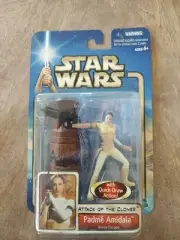 2002 Star Wars Attack of The Clones Padme Amidala (Arena Escape) Figure New 2002