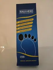 Walk Hero Orthotic Insoles For Men’s 6-6.5 or Women’s 8-8.5 Shoe Size.