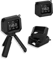 Case for Garmin Xero C1 pro,NOUKAJU Silicone Protective Cover,Drop-Proof,Scratch-Proof,Shock-Proof,Protective Case for Garmin Xero C1 pro Chronograph(Black)