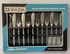 Vintage Retro Oneida San Francisco Stainless Steel Fish Knife Fork Cutlery Set