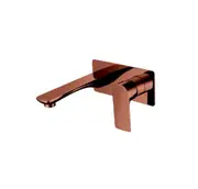 Sleek Wall Mixer With Outlet (Rose Gold)