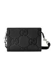 Gucci Jumbo GG Strapped Shoulder Bag One size black