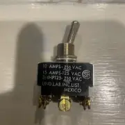 Carling Momentary Switch 2219R 10A/250VAC, 15A/125VAC 3/4HP DPDT