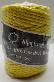 VINTAGE KNOT CRAFT MACRAME CORD & TWINE WELLINGTON PURITAN MILLS MADISON GEORGIA