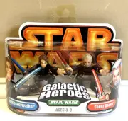 Star Wars 2005 Galactic HeroesAnakin Skywalker & Count Dooku NEW