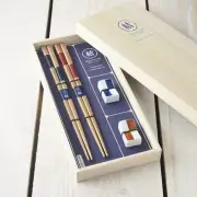 Japan Chopsticks 3 Set Gift Boxed Set Chopstick rest Chopsticks 9 inch Long