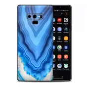 Skins Decal Wrap for Samsung Note 9 - Crystal Blue Ice Marble