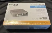 NETGEAR ProSAFE Model #GS105E 5 Port Gigabit Ethernet Plus Switch