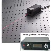 671nm 300mW Solid Red Dot Laser Module + TTL Analog + TEC + Adjust Power Supply
