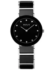 Bering 11429-742 Black Stainless Steel Womens Watch