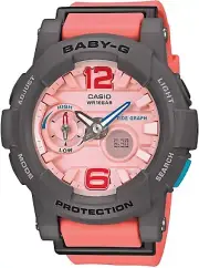 Casio Baby-G LIDE Women's Watch Quartz BGA-180-4B2JF Pink Japan F/S