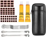 Bike Tire Repair Tool Kit Bicycle Accessories, with Carry Case Portable Professional Bike Repair Set for Road Mountain Bike