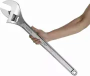 PRO FORCE 24" - 600mm Heavy Duty Adjustable Shifting Spanner Wrench AU STOCK
