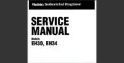 Robin America EH30 and EH34 Engines Workshop Service manual (Reprint)