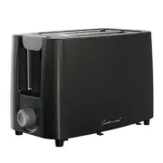 Continental CETT019 2-Slice Electric Toaster, Cool Touch, 750W, Black