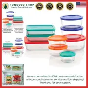 Complete Meal Prep Storage Set: 18 Durable Glass Containers with Airtight Lids