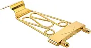 Hoement 6 String Tailpiece Anti Theft Chain Door Tailpiece Bridge Anti Theft Buckle Dor Archtop Guitar Bridge Swing Bar Door Lock Golden Metal
