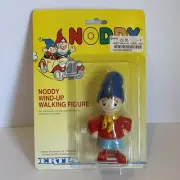 ERTL Vintage Noddy In Toyland Wind Up Walking Figure Toy Sealed On Card