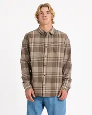 Mens Scribe Plaid Long Sleeve Shirt