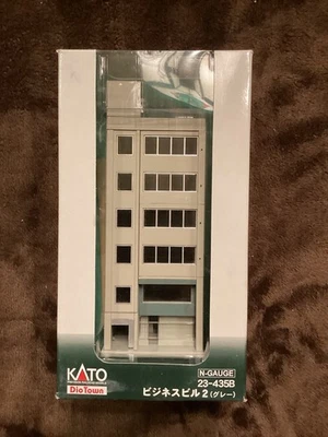 23-435B Diotown Business Building 2 Gray N Gauge Model Train Kato