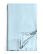 Bombacio Linens Sunrise Sky Blue Sateen Flat Sheet
