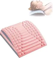 Acemend Refresh, Neck & Back Stretcher, Back Stretcher for Lower Back Pain Relief, Multi-Level Adjustable Spine Board for Herniated Disc, Sciatica, Scoliosis (Pink)