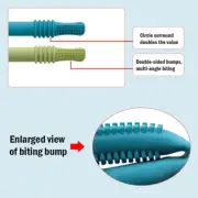 Silicone Molar Straw Baby Teether Baby Chewable Safe Toy Baby Teething T_cd