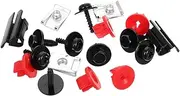 GLEAVI Car Engine Splash Installation Set Includes Fasteners Screws Bolts Clips Retainer Nut Compatible with for Enhanced Engine Protection and Stability