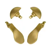 4Pack Metal Back Paddles for PS5 Edge Controller Interchangeable DIY Back Button