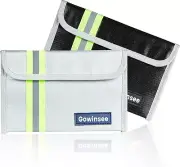 Fireproof Bag (5 X 8 ), Money Wallet Cash Fireproof (2-Pack)Fireproof Money Bag