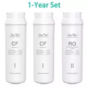 3 Pack Water Filter Cartridge Replacement For SimPure Q3-600 RO System (2*CF+RO)