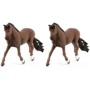2x Schleich Kids/Childrens Toy Figurine Trakehner Gelding Pretend Animal 3y+