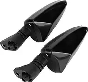 Indicators Flowing Turn Signal 1 Pair Motorcycle Turn Signal Light Indicator Flasher Lamp for Tiger 800 1050 675 Motorcycle Turning Light Turn Signal Indicator (Color : Black)