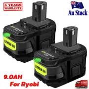 2x 18V 9Ah Battery For Ryobi ONE+ PLUS Lithium-ion P108 P105 P104 P102 P109 Tool