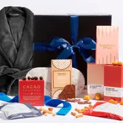 Hampers With Bite - [Care Package] Pamper Him Robe & Relax Hamper