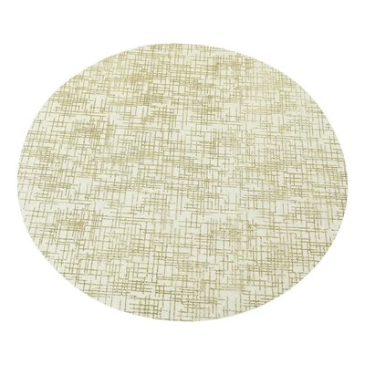 10 Round 13" Metallic Glitter Mesh Placemats Party Decorations