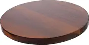 1Pc Practical Rotating Cake Turntable Wooden Cake Decorating Tool for Baking Non Slip Base Stable Structure for Pastries for Home Bakers