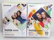 FUJIFILM INSTAX MINI 10 INSTANT FILM SHEETS - MERMAID TAIL & SPRAY ART - 2PCS