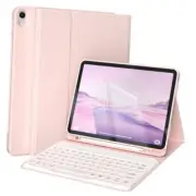 for iPad 10th Generation Case with Keyboard (10.9 Inch 2022 Release) - 7 Pink