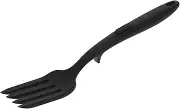 MOLUCKFU Stylish Practical Home Kitchen Fork Silicone Salad Forks Heat Resistant Nonstick for Pasta Cooking