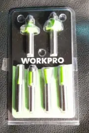 WORKPRO ROUTER BITS - 6