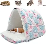 LeerKing Rat Hammock Bed Ferret Rodent Hammock Bed Hideout Cage Accessories Toy Bed for Guinea Pig Chinchilla Hedgehog Sugar Glider