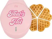 Heart Waffle Maker, Makes 5 Mini Heart Shaped Waffles or 1 Individual Waffle, Ea