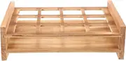 DECHOUS Shot Glass Tray Holder Wooden Shot Glass Serving Tray Wine Glass Cup Rack Organizer for Restaurant Bar Club Party